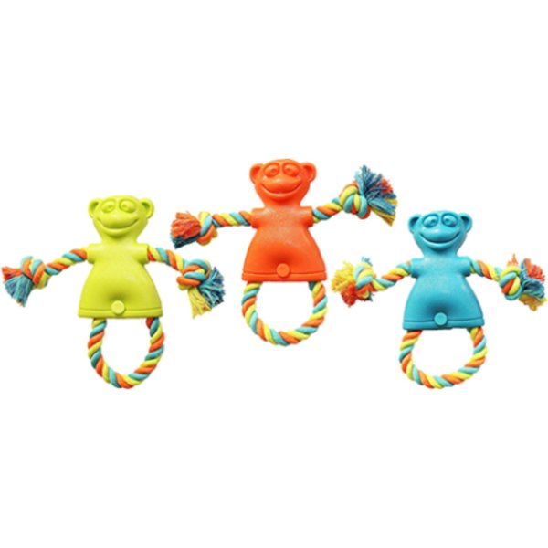 Chomper Toy Pet Monkey W/Rope Large WB15502